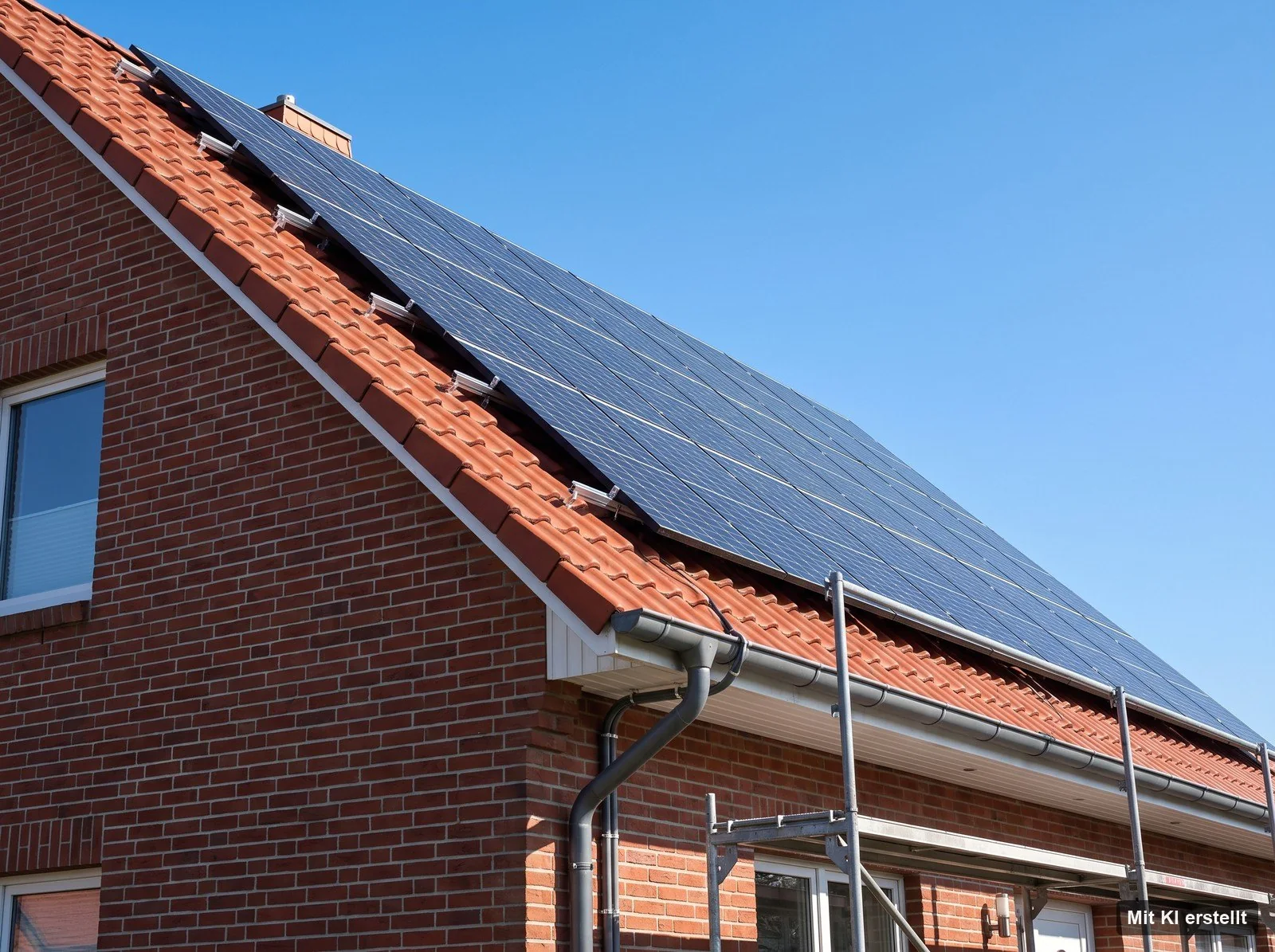 Photovoltaikanlage auf einem Einfamilienhaus in Delmenhorst
