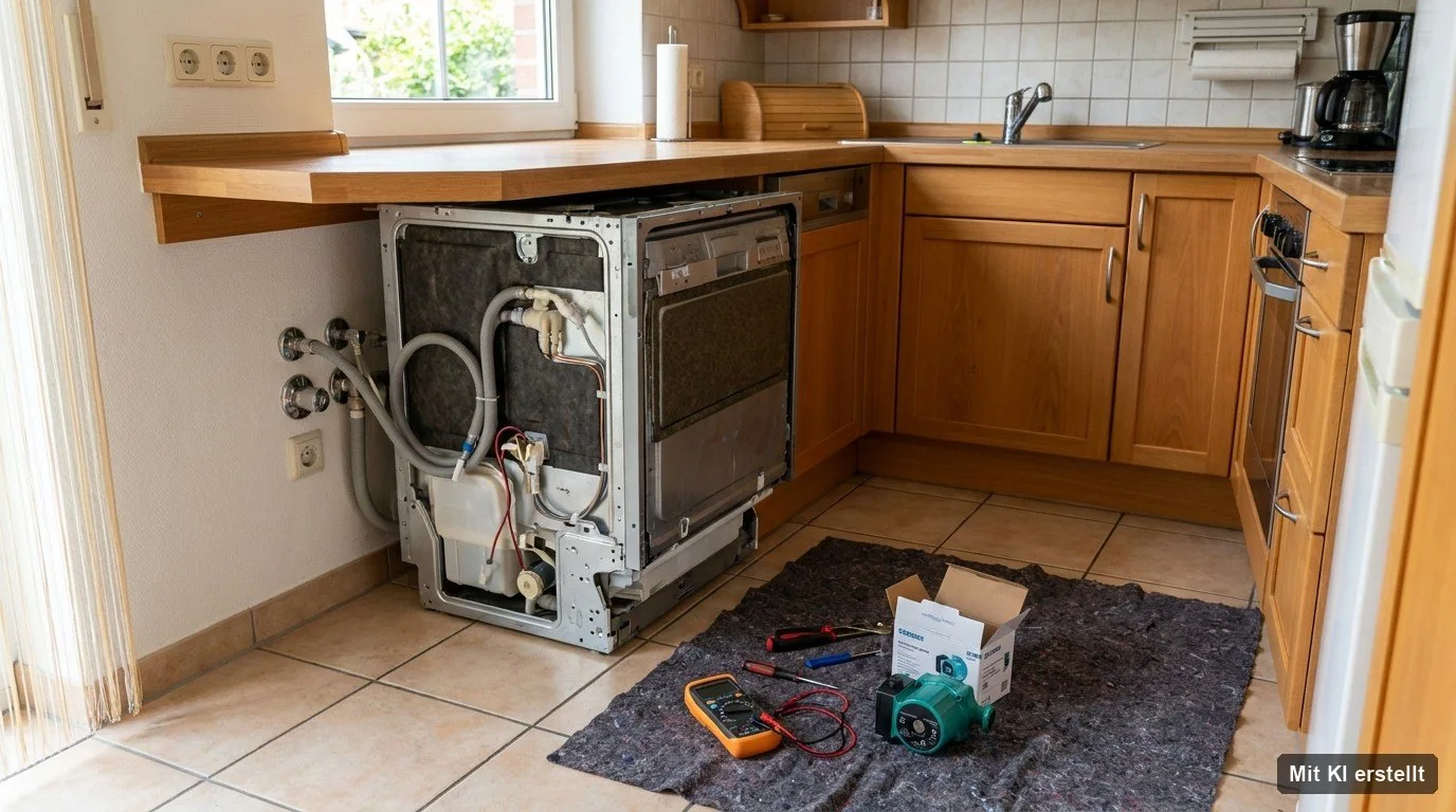 Hausgeräte-Reparatur einer Einbau-Spülmaschine in Delmenhorst — Elektro Jahnke