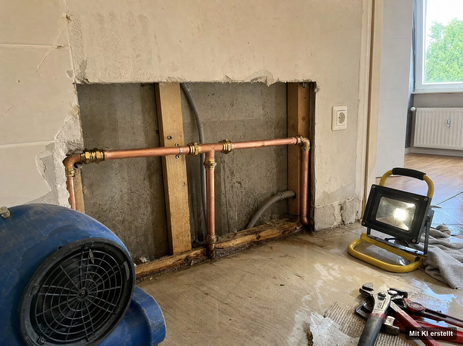 Rohrbruch-Reparatur in Delmenhorst durch Elektro Jahnke Rohrbruch-Reparatur in Delmenhorst durch Elektro Jahnke