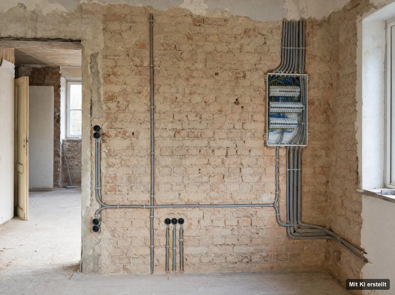 Leitungen verlegen bei Altbau-Sanierung in Delmenhorst — Elektro Jahnke