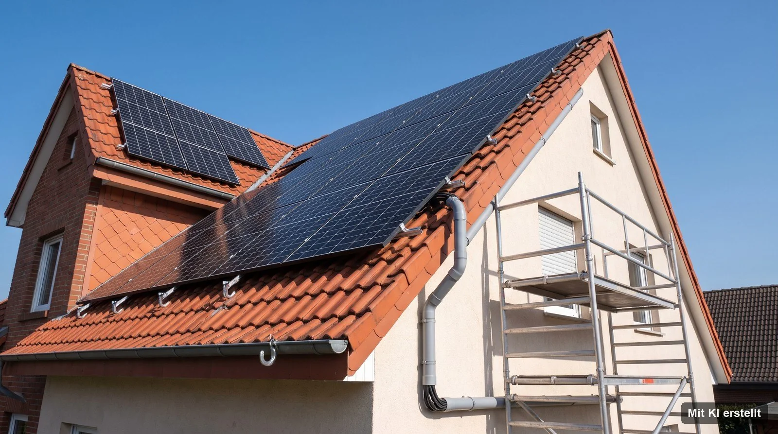 Photovoltaik-Anlage auf einem Einfamilienhaus in Delmenhorst — Elektro Jahnke Photovoltaik-Anlage auf einem Einfamilienhaus in Delmenhorst — Elektro Jahnke